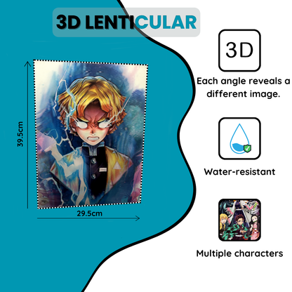 3D Anime Poster